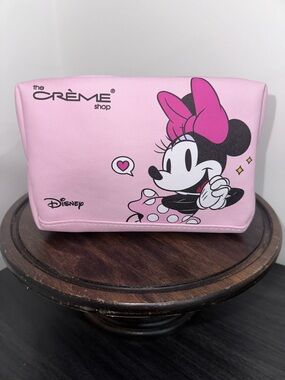 The Crème Shop x Disney Mickey & Minnie Mouse Makeup Bag - Pink